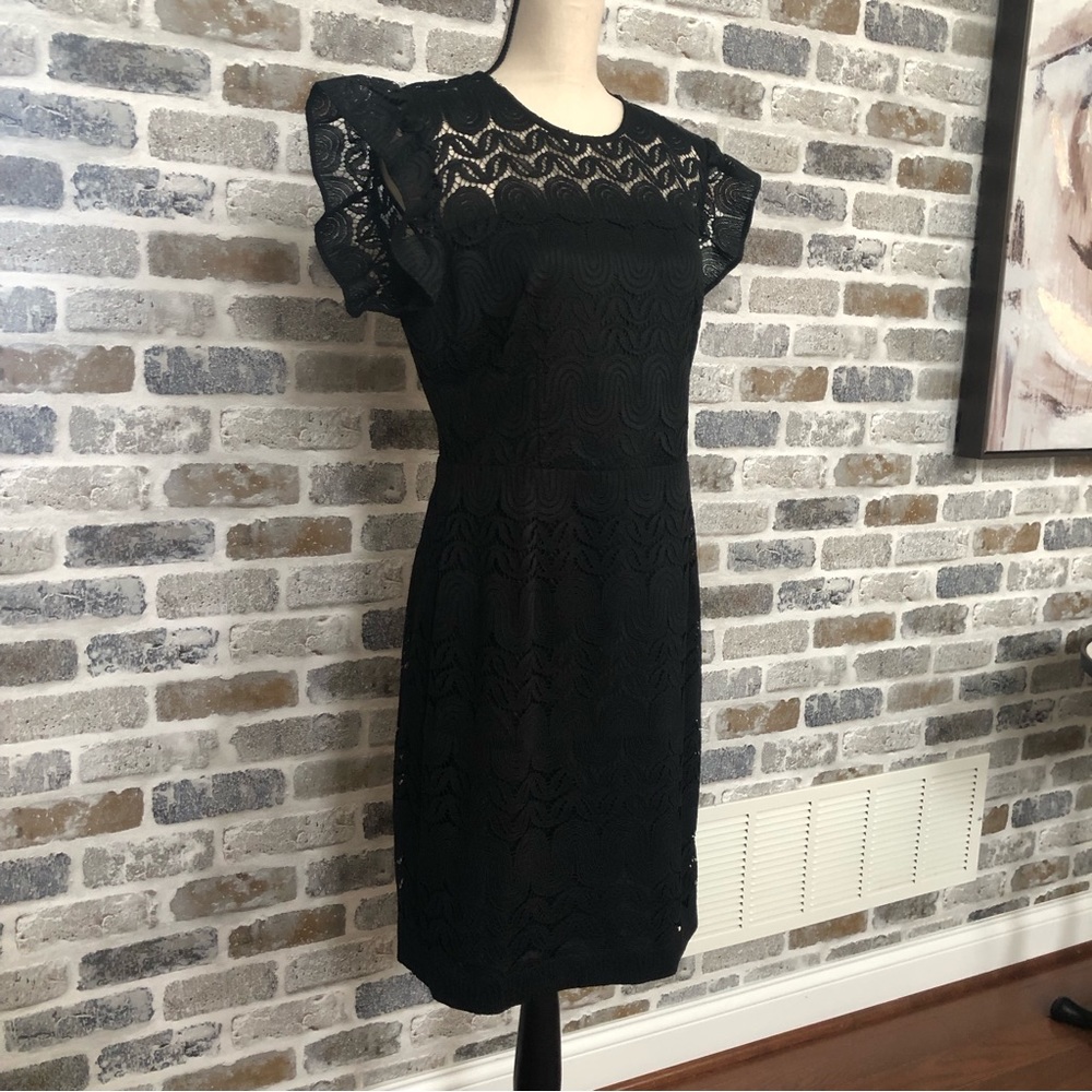 Trina Turk Black Lace Dress size 10.